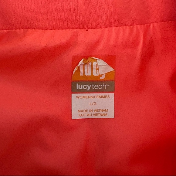 Lucy Coral and Pink Quilted Vest - Picture 5 of 10